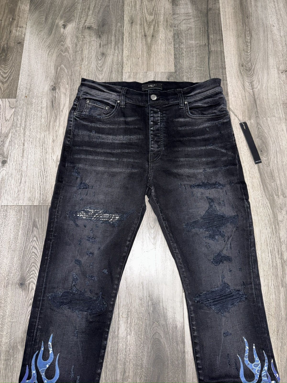 Amiri AMIRI Flame Jeans Size US 36 / EU 52 - 3 Thumbnail