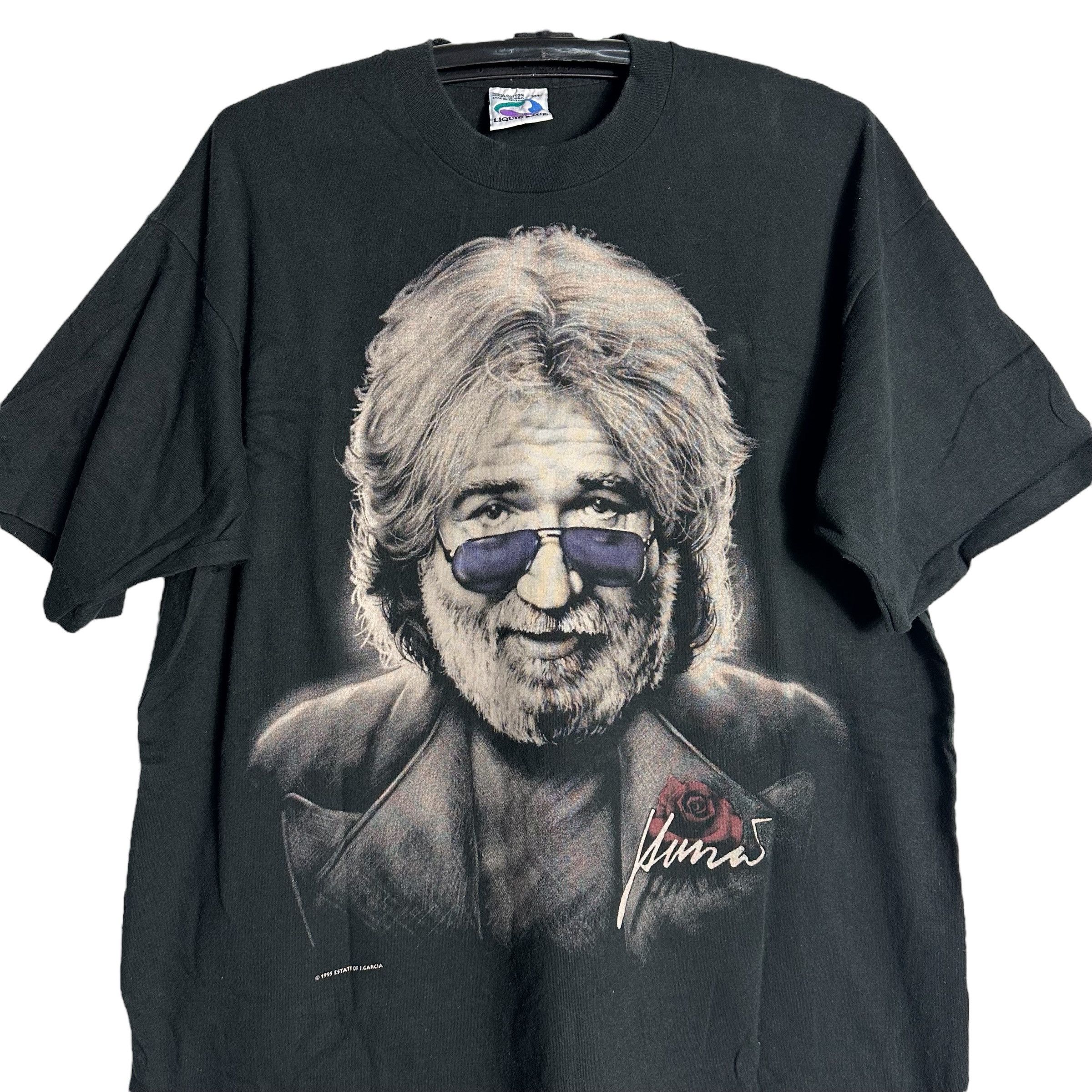 Grateful Dead × Liquid Blue 🔥 RARE🔥Vtg Jerry Garcia Grateful Dead Liquid Blue T-shirt Size US XL / EU 56 / 4 - 2 Thumbnail