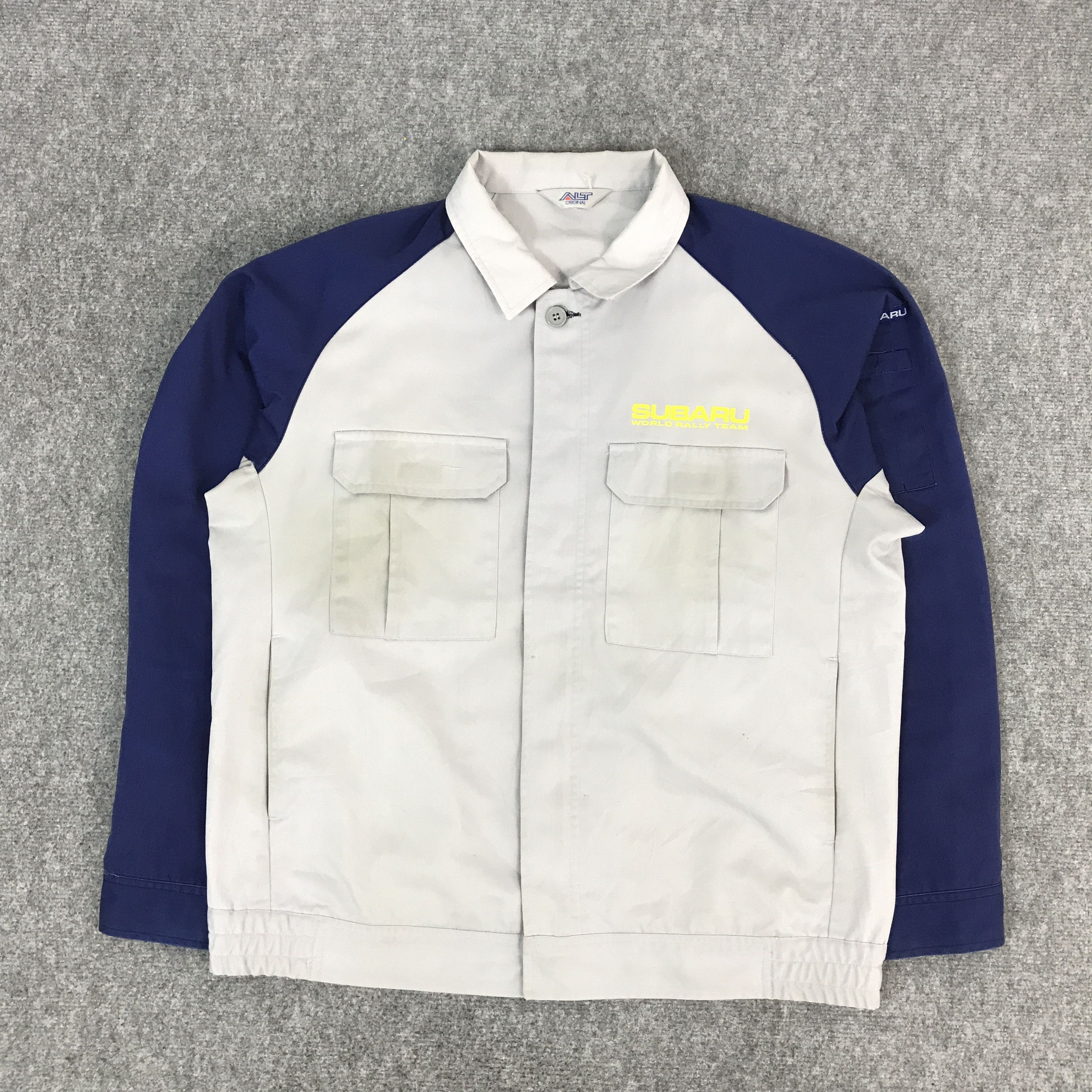 Japanese Brand VINTAGE SUBARU WORLD RALLY TEAM RACING CUSTOM JACKET Size US L / EU 52-54 / 3 - 2 Thumbnail
