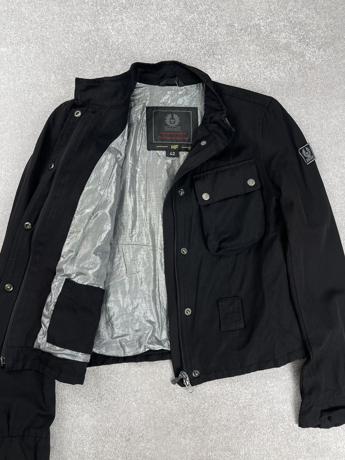 Belstaff Women’s Belstaff Nylon Biker Jacket Size 42 Size M / US 6-8 / IT 42-44 - 8 Thumbnail