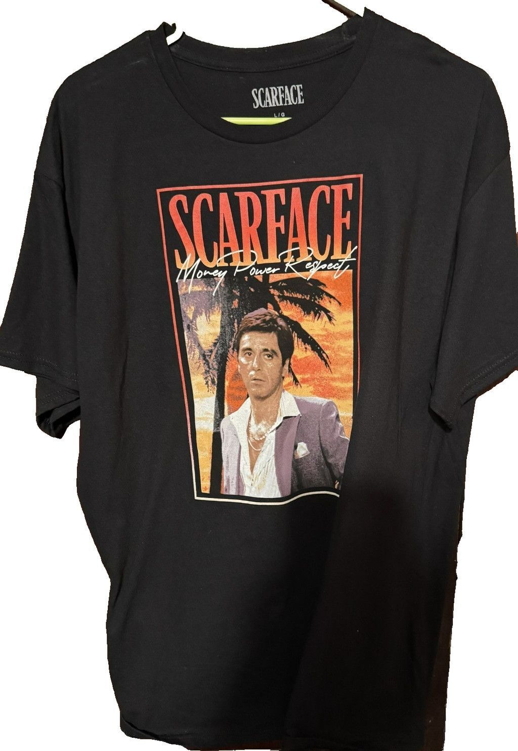 Surface To Air Scarface Movie Logo T Shirt Men Sz L Black New Without Tags Size US L / EU 52-54 / 3 - 1 Thumbnail