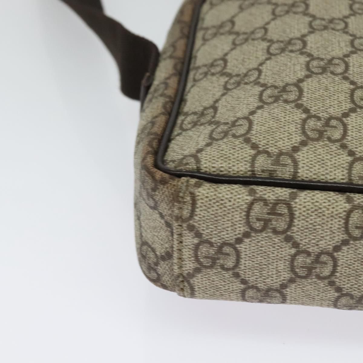 Gucci GUCCI GG Supreme Shoulder Bag Pvc Beige Silver Size ONE SIZE - 10 Thumbnail