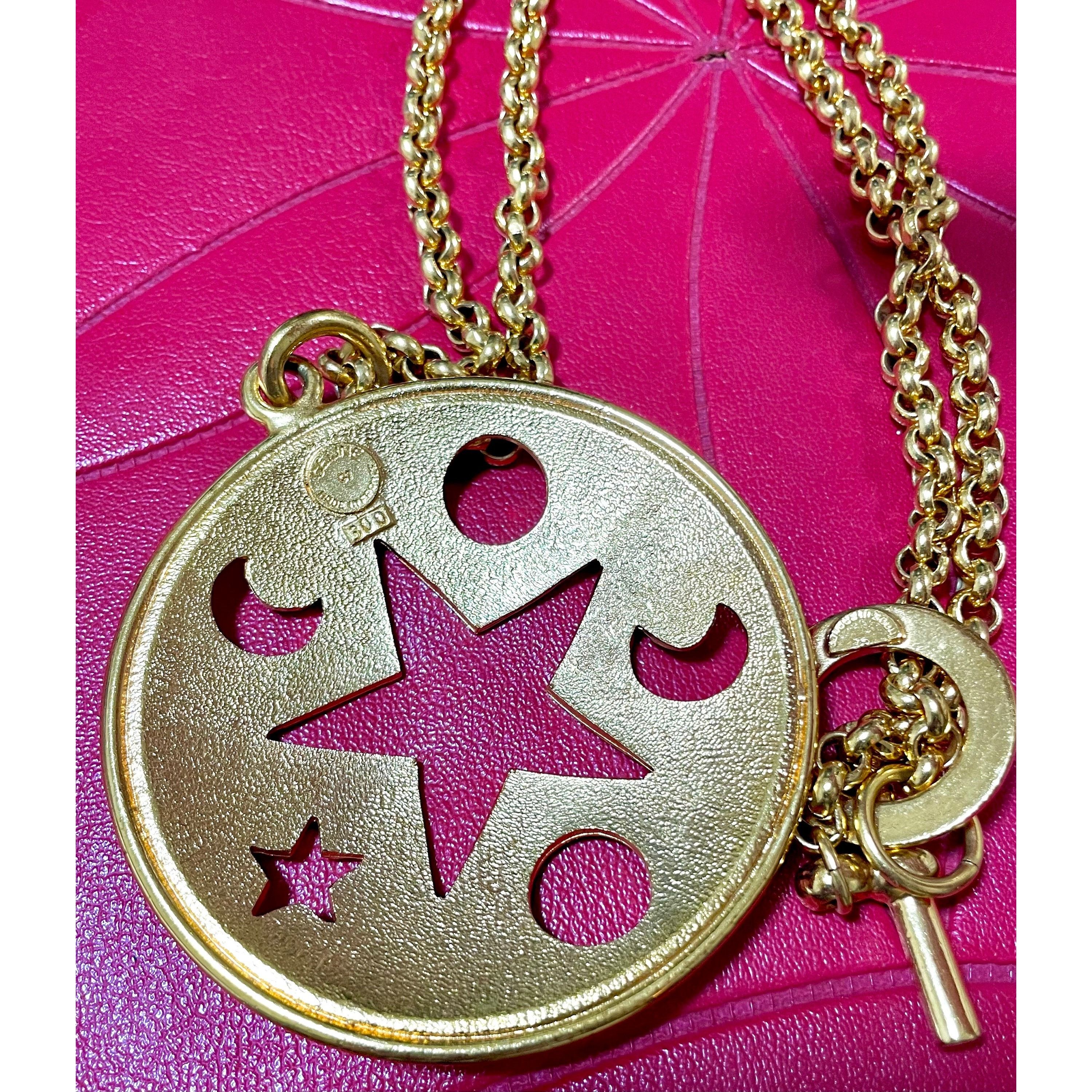 Celine MINT. Vintage Celine gold chain necklace with star top Size ONE SIZE - 6 Thumbnail