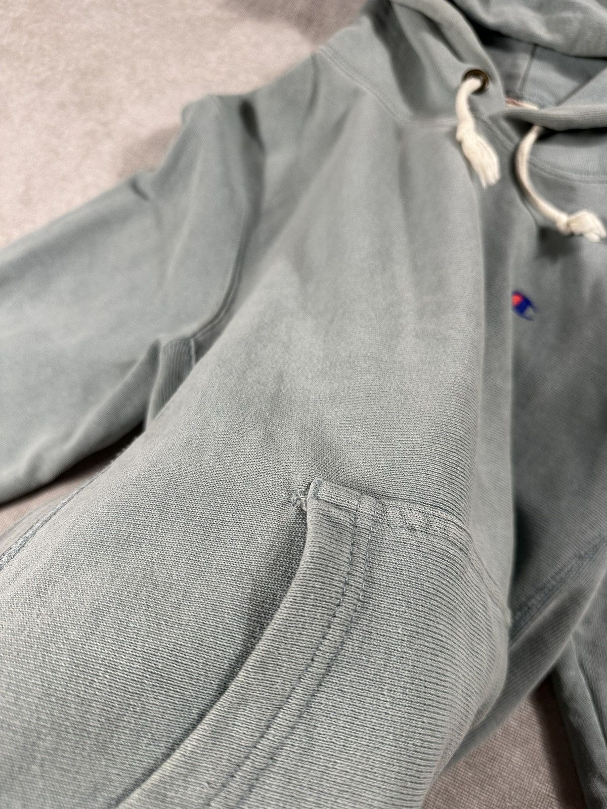 Champion Vintage Champion Green Logo Hoodie Size US S / EU 44-46 / 1 - 9 Thumbnail