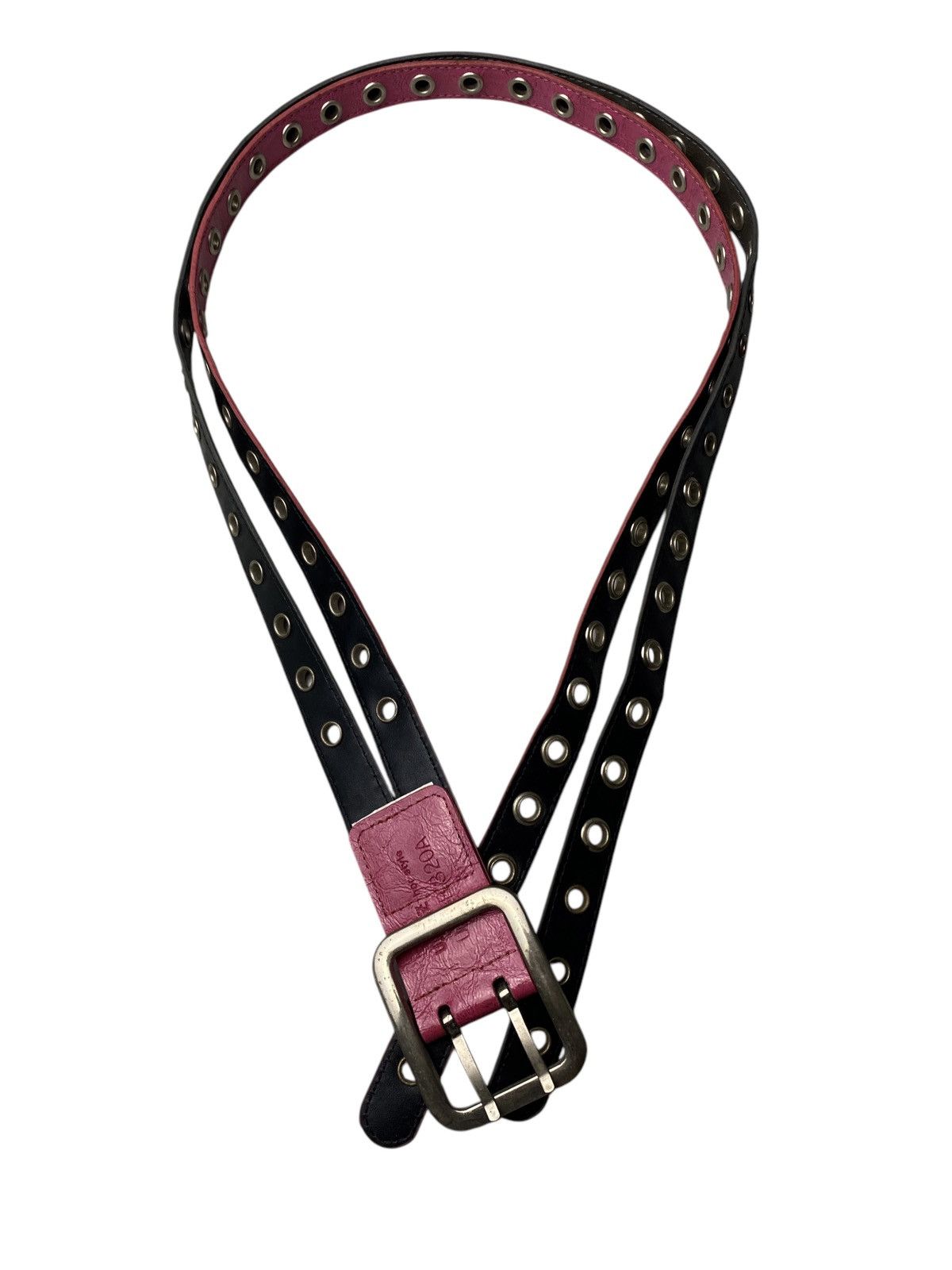 If Six Was Nine 2000's UGIZ Hybrid Ring Black Pink Y2K Belt Size ONE SIZE - 6 Thumbnail