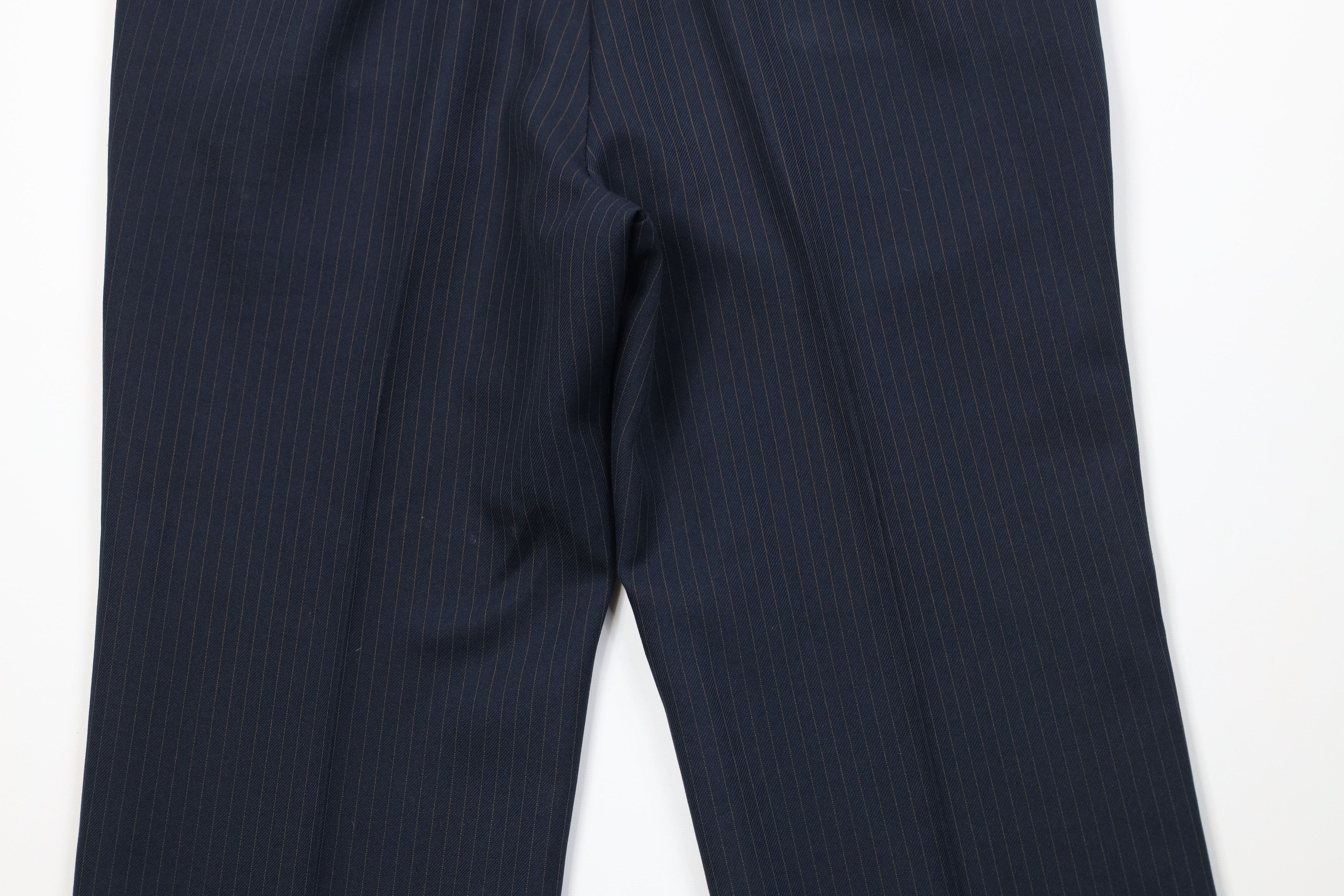 Vintage Vintage 70s Streetwear Pinstriped Wide Leg Chino Pants USA Size US 34 / EU 50 - 11 Thumbnail
