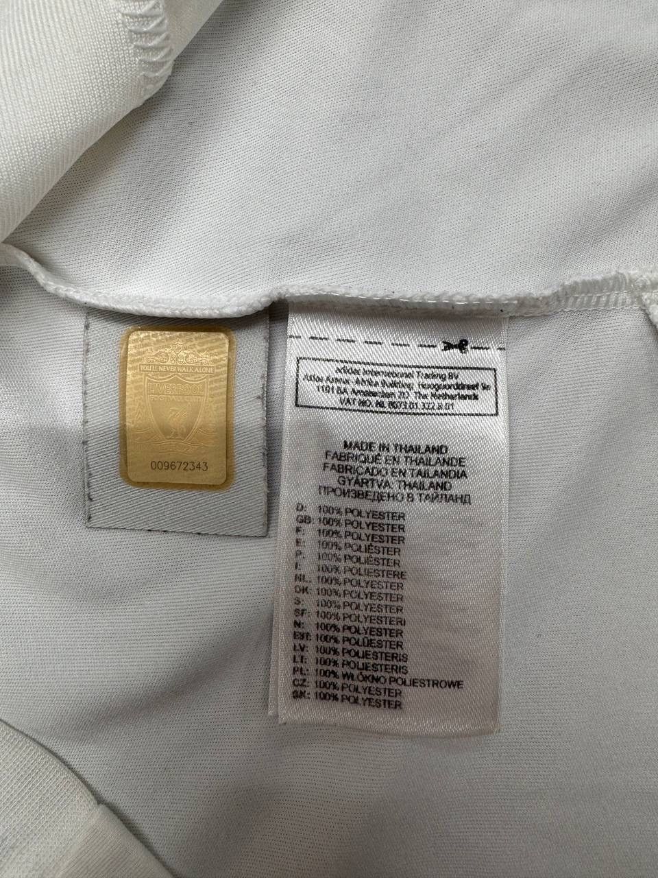 Adidas Liverpool FC 2010/11 Away Men's Football Jersey White Size M Size US M / EU 48-50 / 2 - 7 Thumbnail