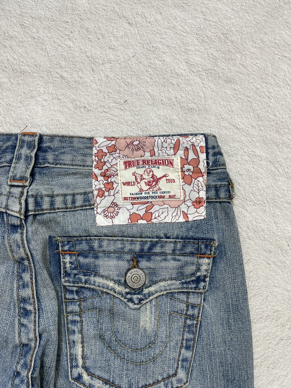 Diesel 2000s True Religion Flare Denim Patchwork Y2K Ifsix Hysteric Size 30" / US 8 / IT 44 - 12 Thumbnail
