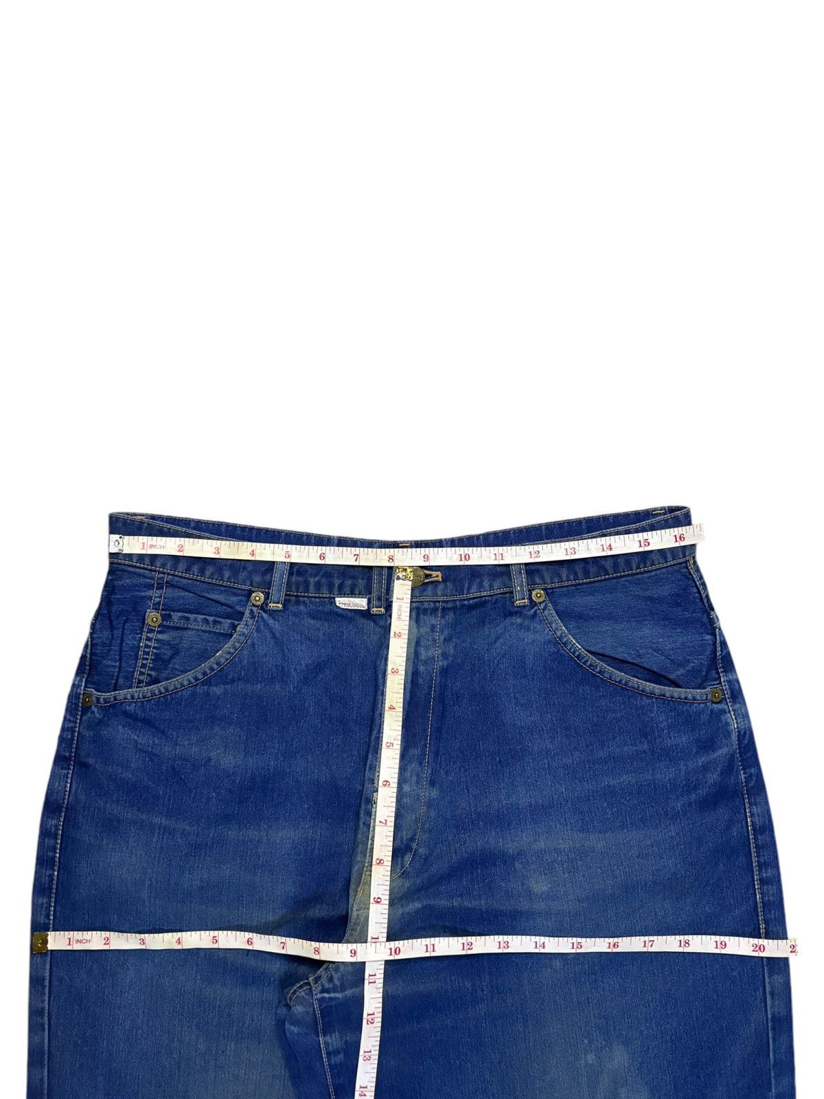 Japanese Brand Vintage Japanese Brand Mud Wash Distressed Baggy Jeans Size US 33 - 12 Thumbnail