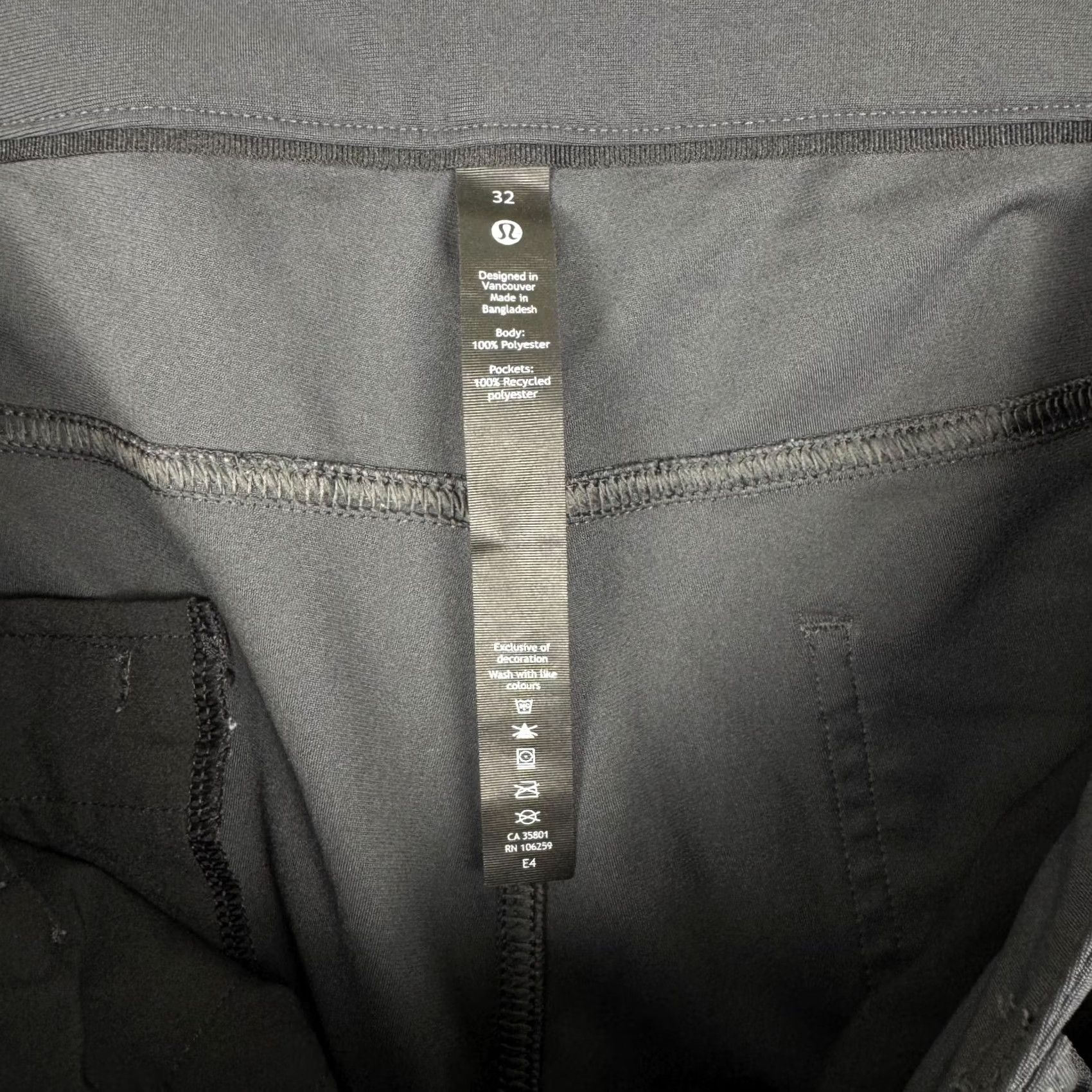 Lululemon Lululemon Mens Joggers Classic Gray Warpstreme Stretch 32 Inseam 28 Flat Front 5-Pocket Pants Casual Athletic Lounge Straight Size US 32 / EU 48 - 7 Thumbnail