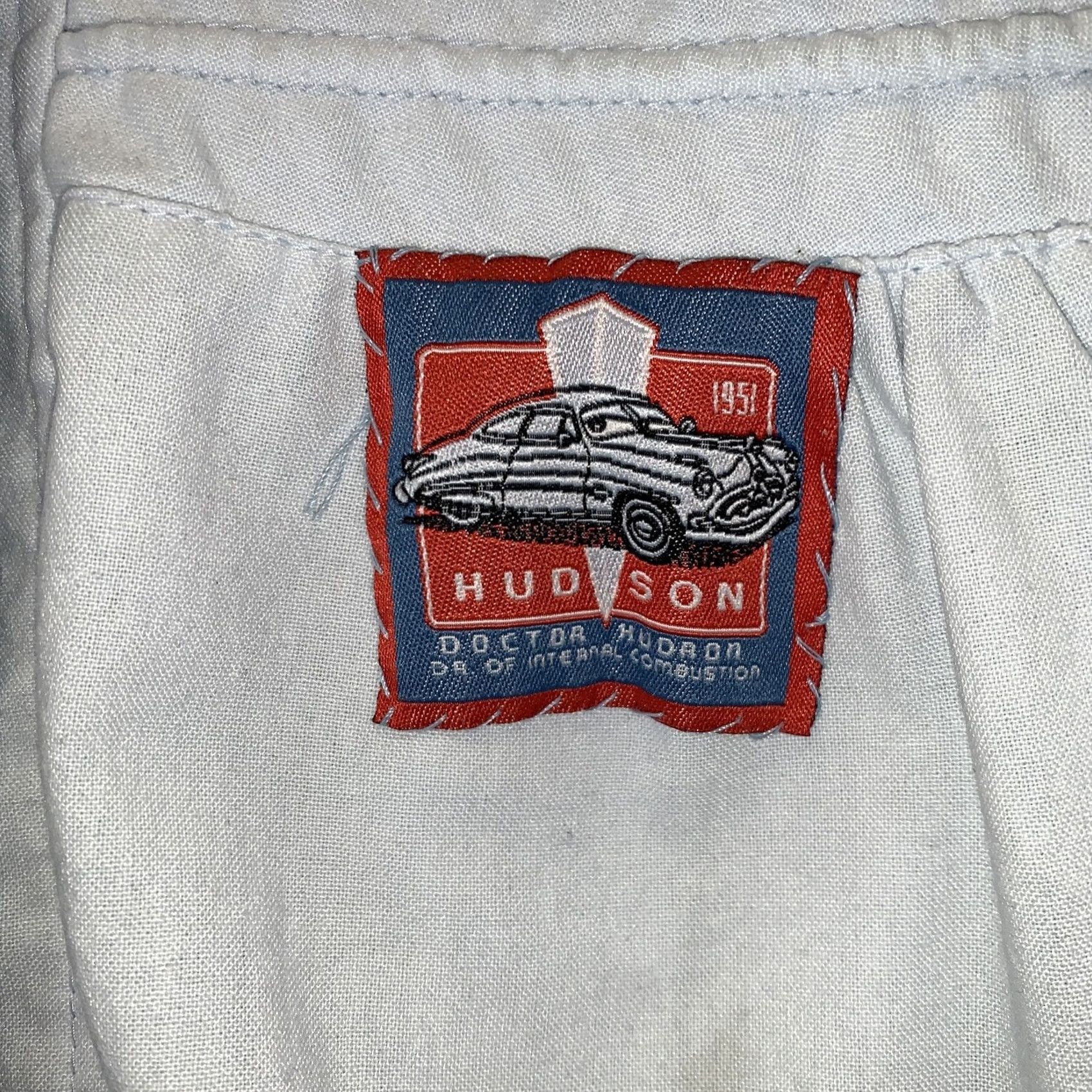 Sears VINTAGE Sears Hudson Internal Combustion Blue Mens Shop Jacket XL-9995 Jacket Bomber Mens Size US XL / EU 56 / 4 - 3 Thumbnail