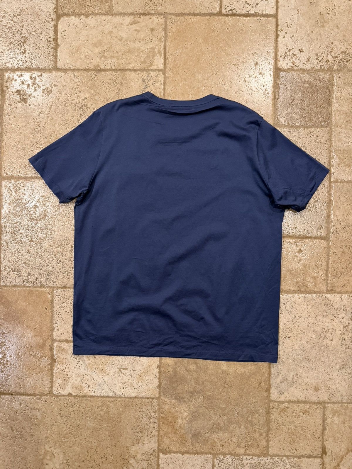 Prada Prada Navy Blue Pocket Mini Logo T-Shirt Size US XXL / EU 58 / 5 - 16 Thumbnail