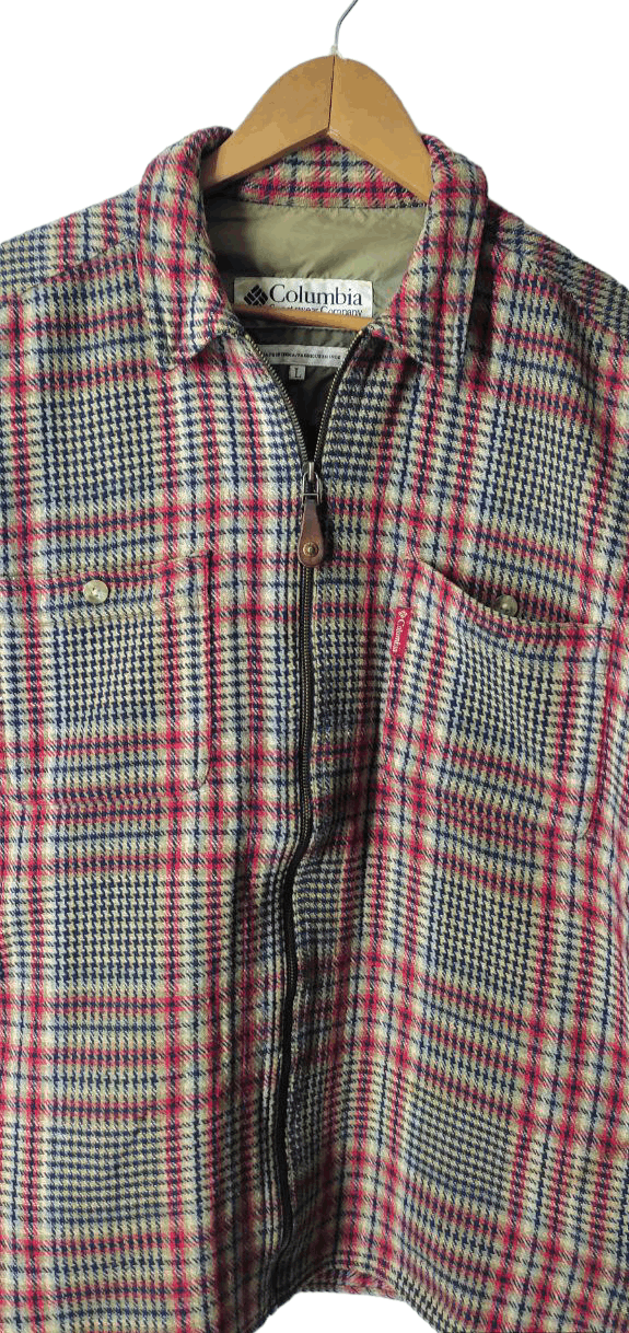 Columbia COLUMBIA SPORTWEAR TARTAN STRIPE WOOL JACKET Size US L / EU 52-54 / 3 - 6 Thumbnail