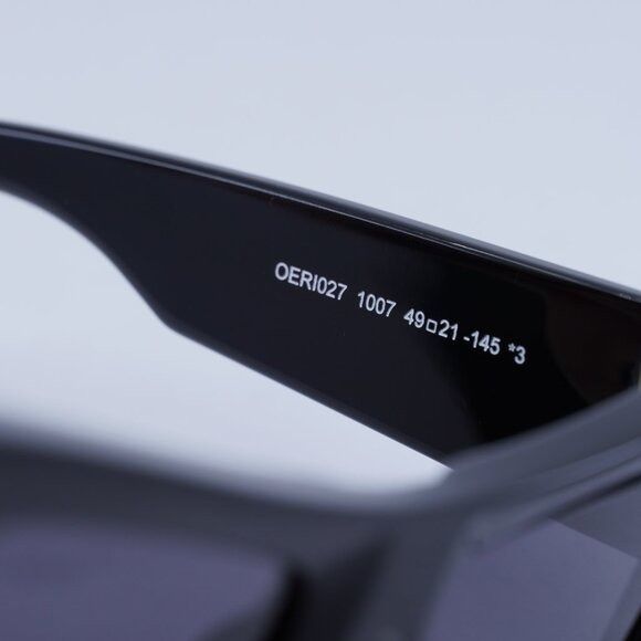 Off-White Off-White OERI027 ACCRA 1007 Sunglasses - Black Size ONE SIZE - 4 Thumbnail