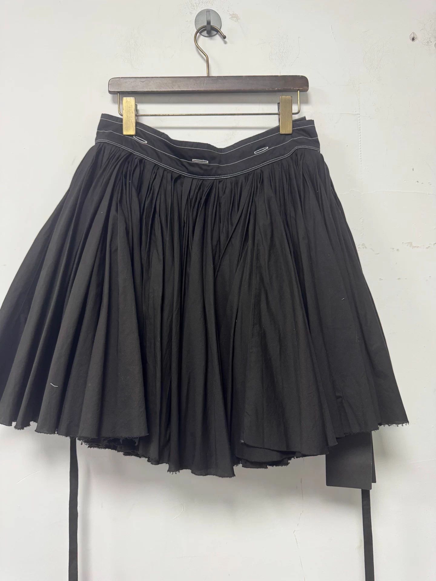 Nicolas Andreas Taralis NICOLAS ANDREAS TARALIS Black Pleated Skirt TU Size 24" / US 00 / IT 34 - 2 Thumbnail
