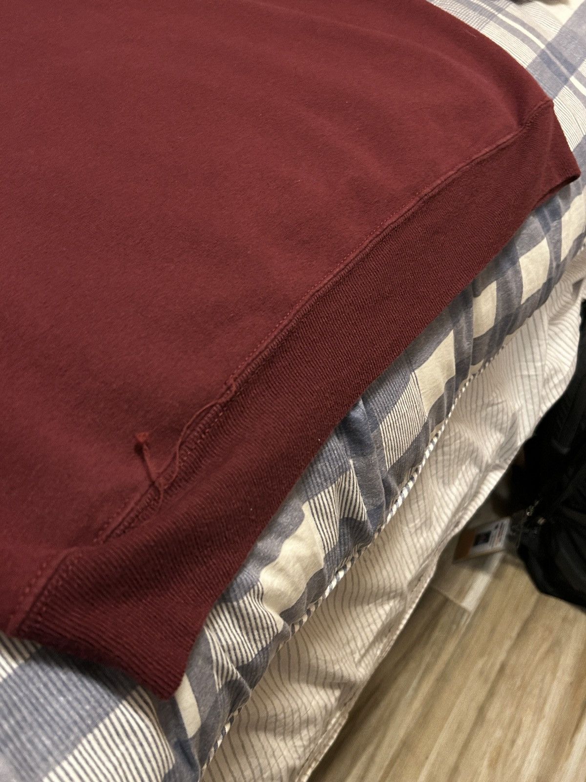 Jerzees × Vintage MAROON VIRGINIA TECH HOODIE Size US L / EU 52-54 / 3 - 10 Thumbnail