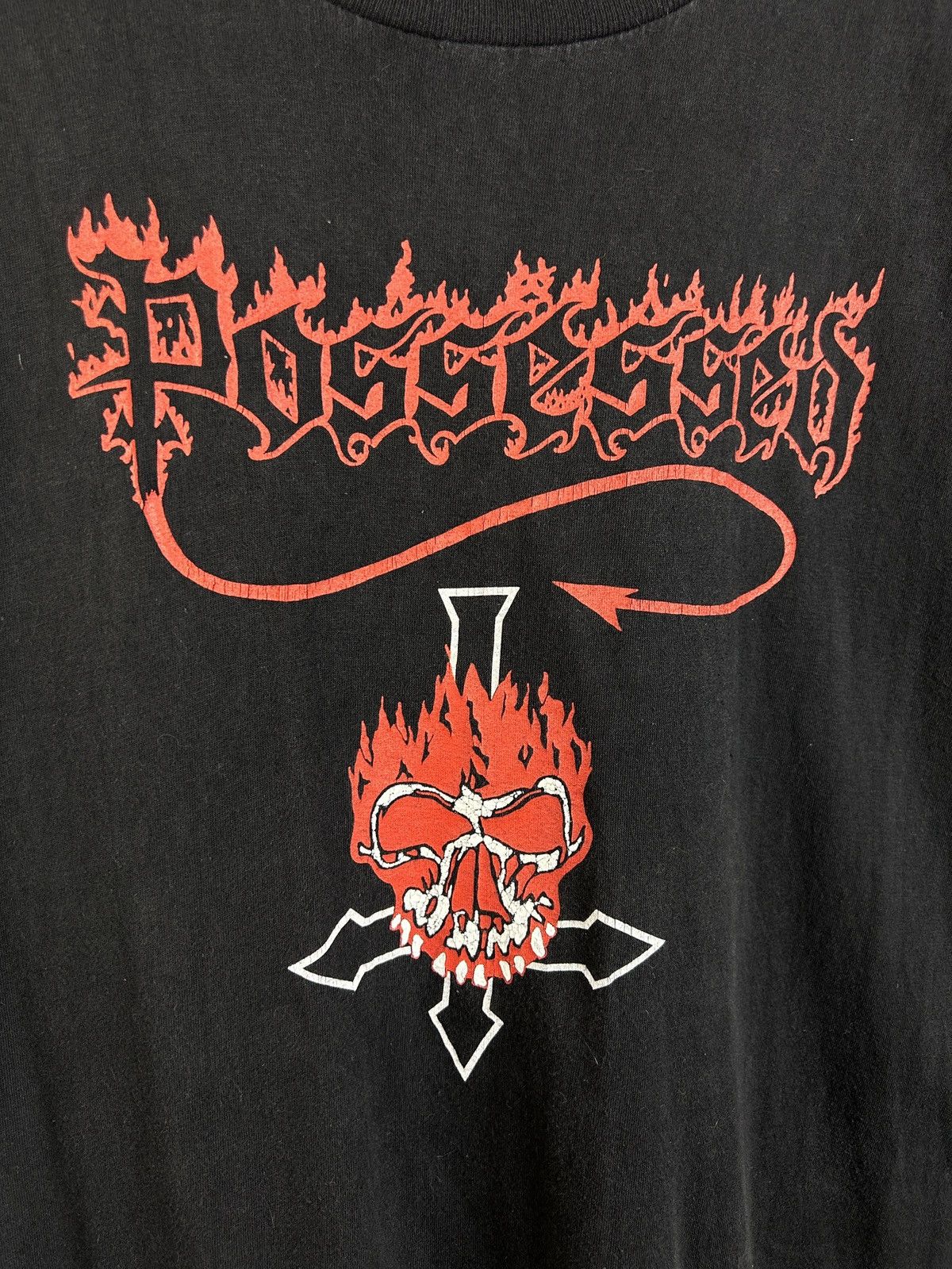Band Tees 90s Vintage Possessed Seven Churches 1990 Metal Tank Top Size US XL / EU 56 / 4 - 2 Thumbnail