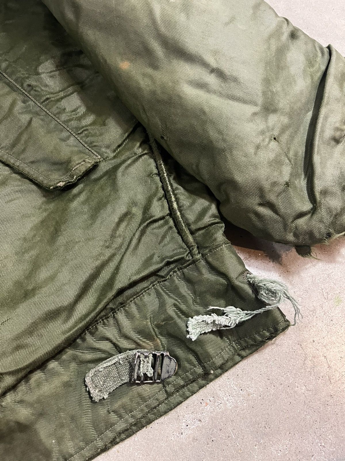 Vintage Vintage 60s USN A-1 Deck Jacket Faded Green Size US L / EU 52-54 / 3 - 6 Thumbnail