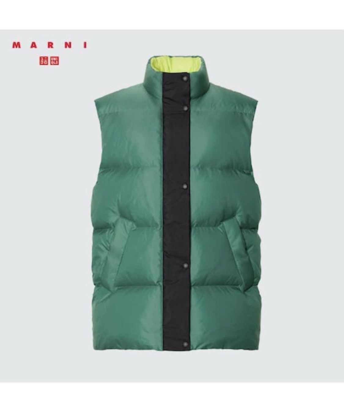 Japanese Brand × Marni × Uniqlo UNIQLO × MARNI/'22AW/oversized puffer down best/M Size US M / EU 48-50 / 2 - 2 Thumbnail