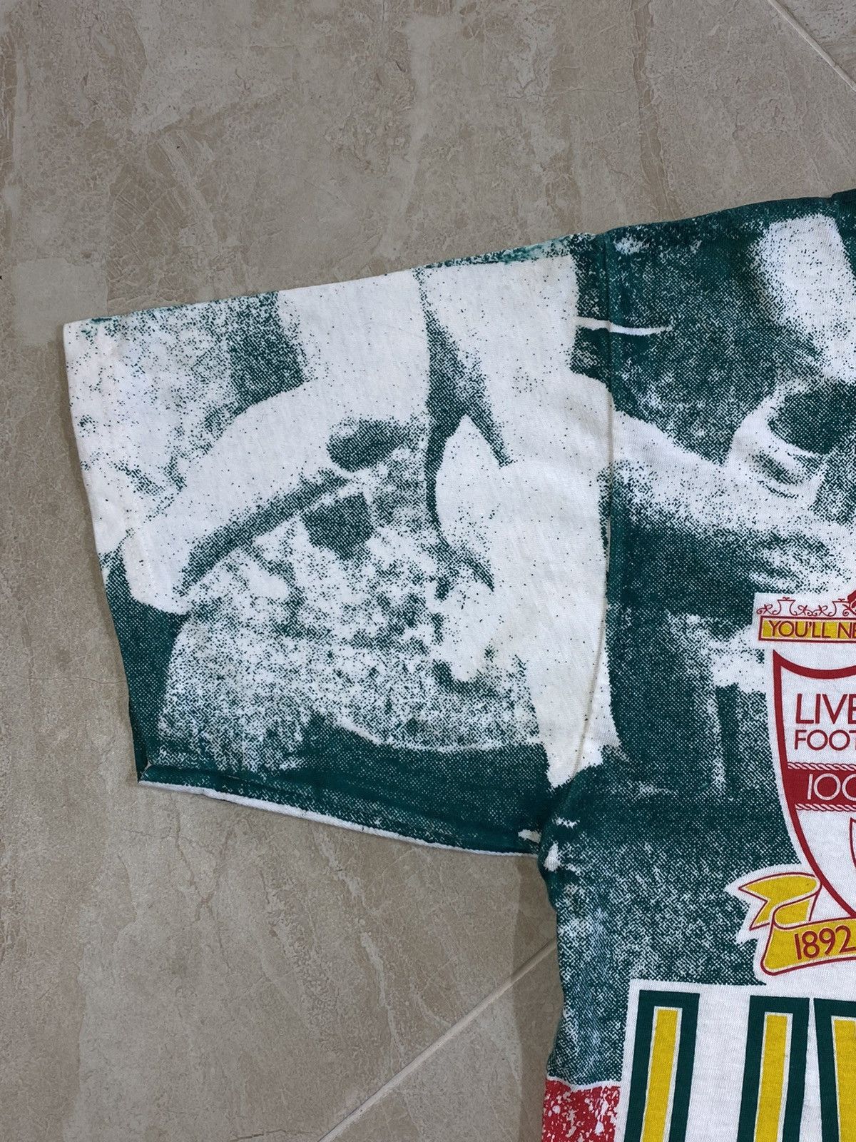 Band Tees × Vintage Vintage 1992 liverpool 100 years of glory all over print tee Size US M / EU 48-50 / 2 - 9 Thumbnail
