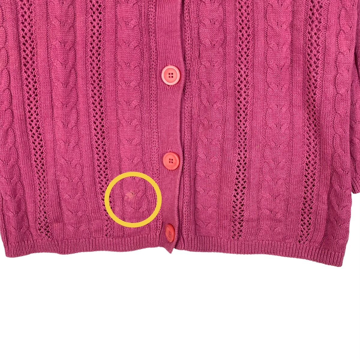 L.L. Bean Vintage LL Bean Knit Cardigan Sweater Women Button Up Size S / US 4 / IT 40 - 6 Thumbnail