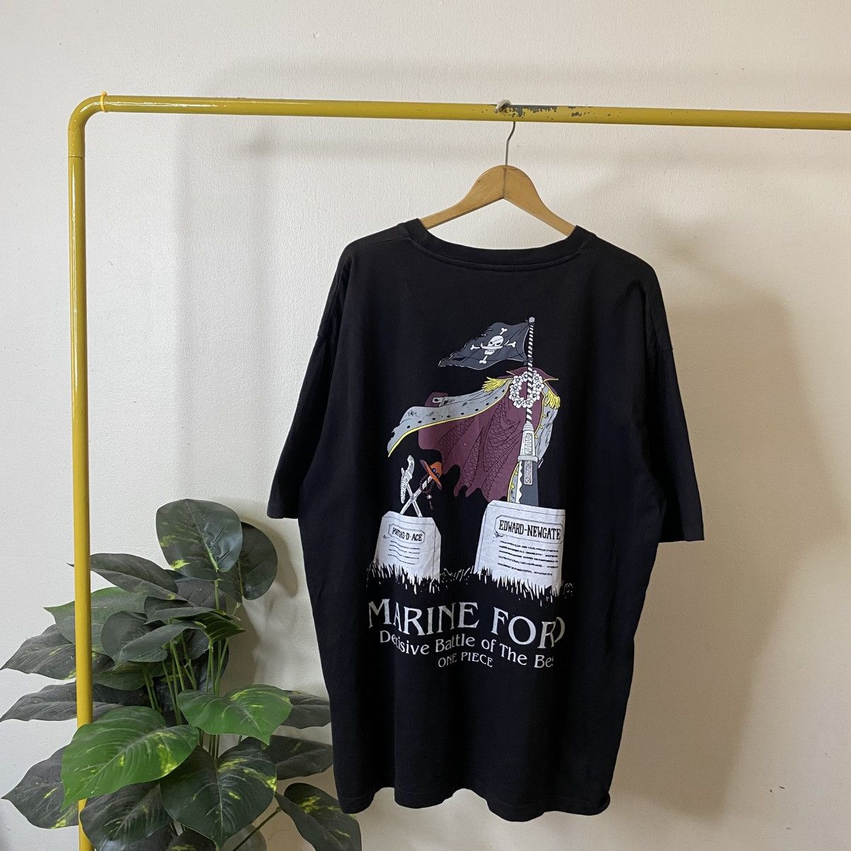 One Piece Vintage Y2K One Piece Marine Ford Anime Manga Series T Shirt Size US XXL / EU 58 / 5 - 1 Thumbnail