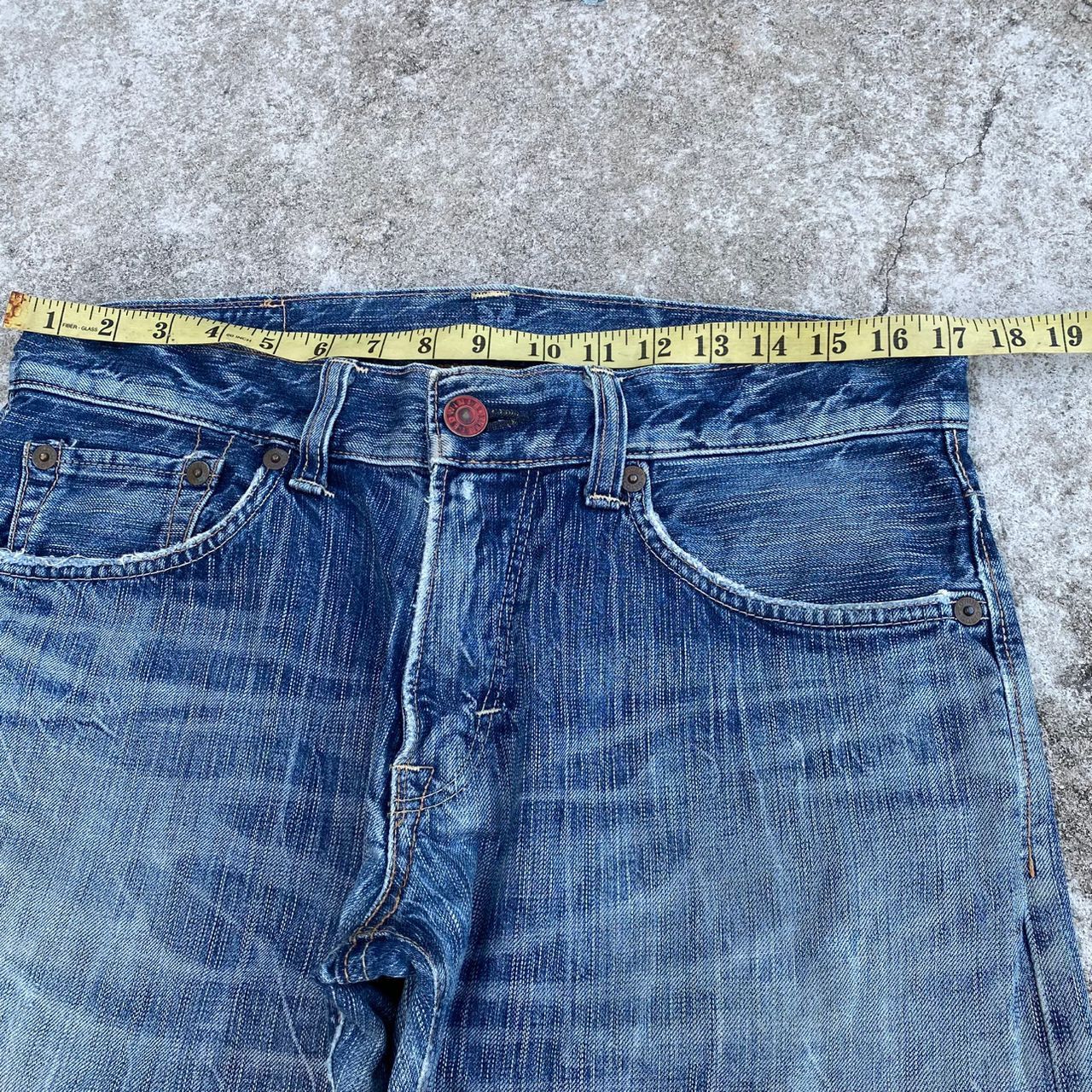 Edwin Vintage Edwin 503 Distressed Denim Kurt Cobain Style Size US 34 / EU 50 - 3 Thumbnail