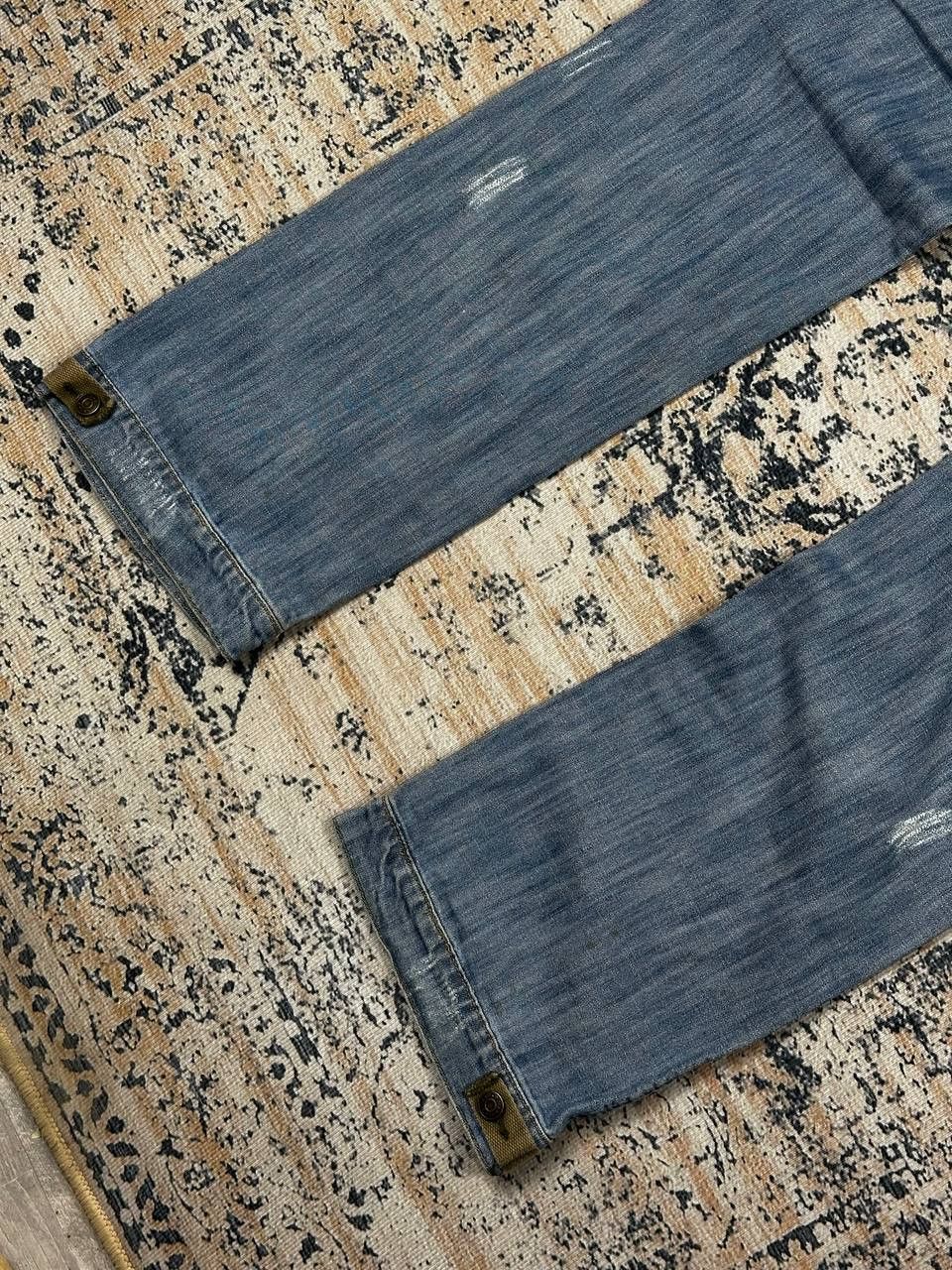 Japanese Brand Flare Cargo Avant Garde Vintage Grunge Opium Jeans Size US 34 / EU 50 - 16 Thumbnail