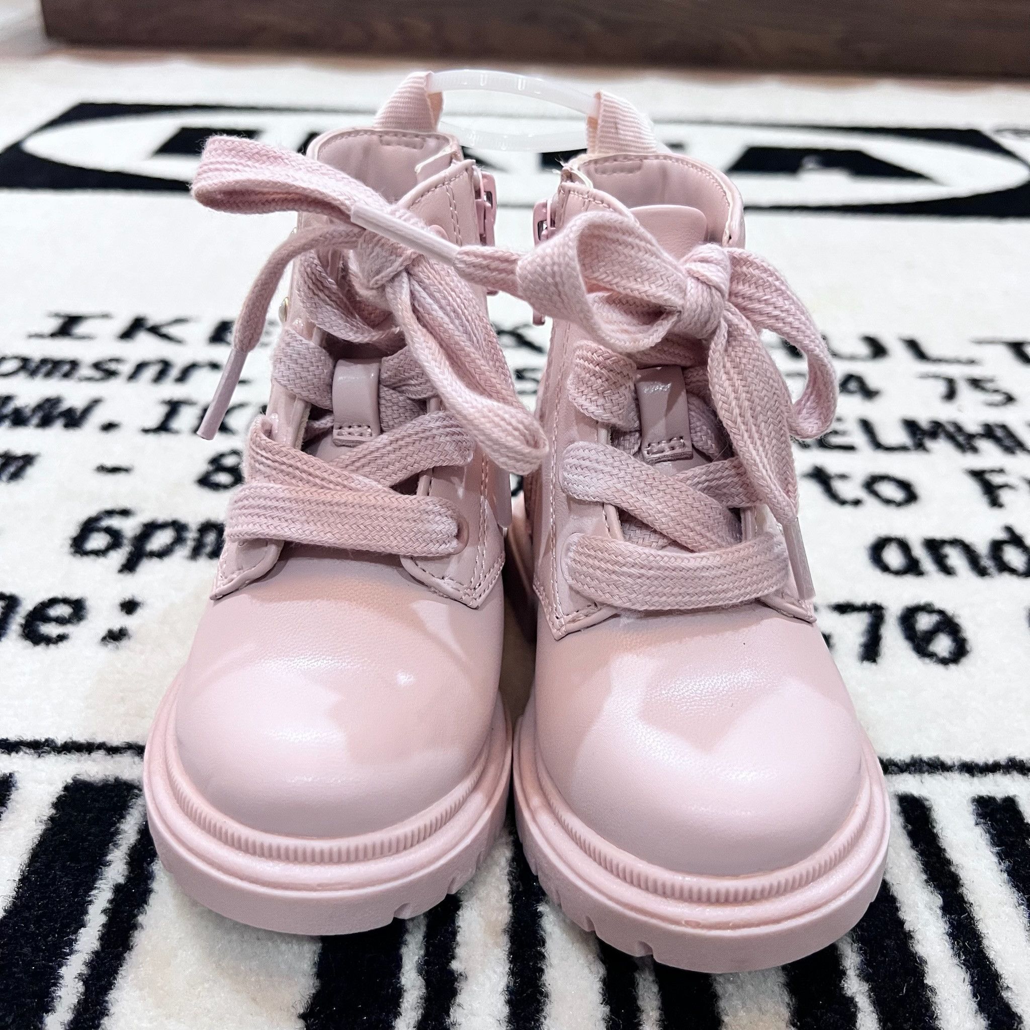 Other Cat & Jack Studded Pearl Amaya Lace Up Combat Winter Boots Size US 6 / IT 36 - 3 Thumbnail