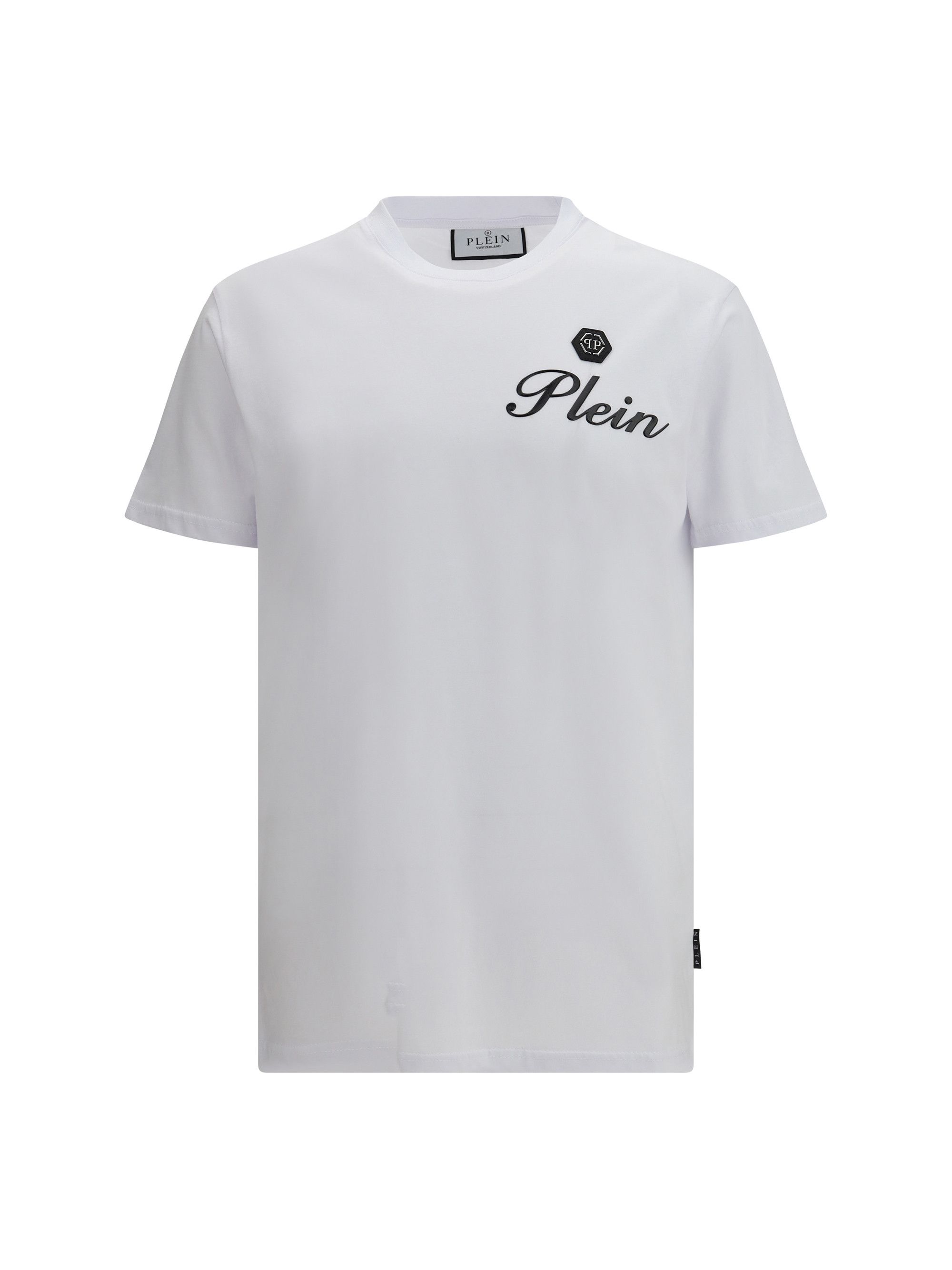 Philipp Plein Round neck T-shirt embossed signature Size US S / EU 44-46 / 1 - 1 Thumbnail