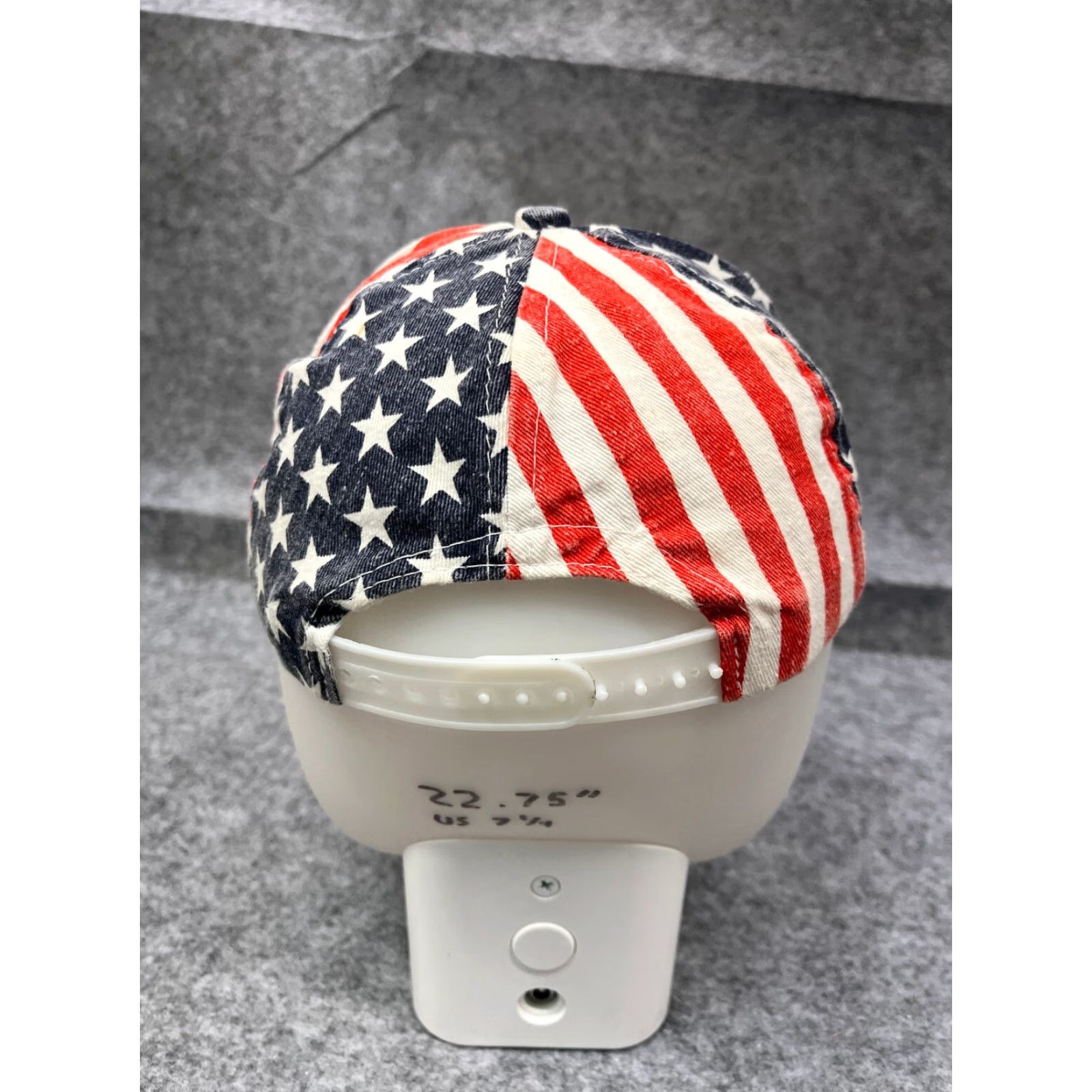 Vintage USA Flag Hat Cap N/A 4th Of July Baseball Cap Unbranded Unisex Adults One Size Blue Cotton Polyester Knit Casual Party/Cocktail Travel Men’s/Women’s Size ONE SIZE - 6 Thumbnail