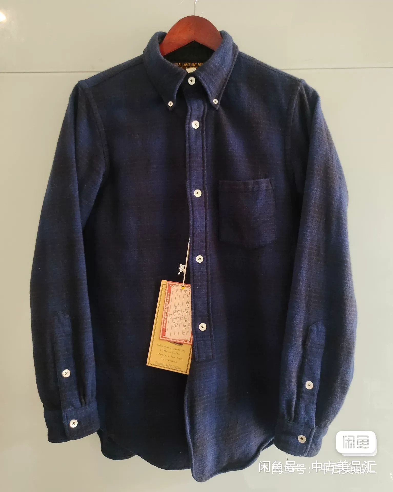 Freewheelers Freewheelers Navy Check Wool Shirt Size US M / EU 48-50 / 2 - 1 Thumbnail