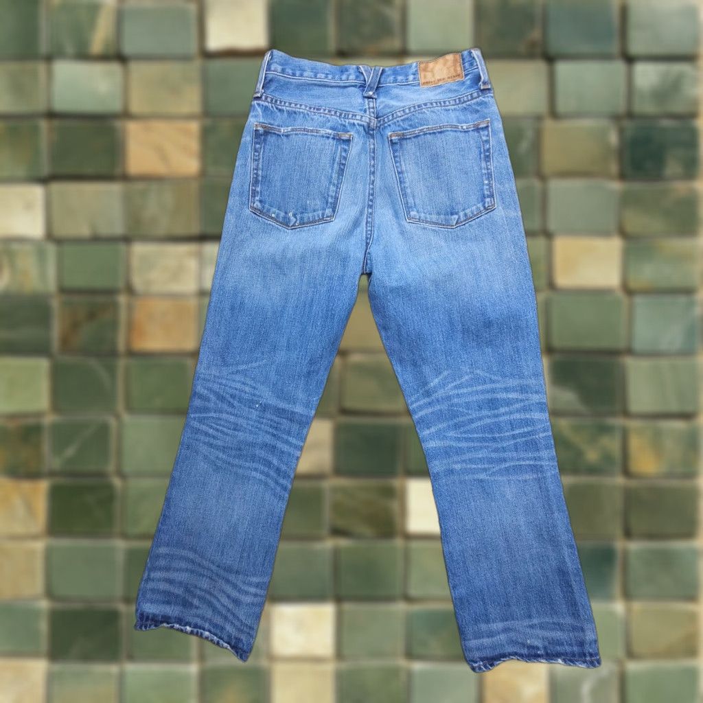 Point Sur Denim High Rise Bootcut Crop Jeans Size 25 Blues USA Women Cropped Distressed Button Fly Vintage No