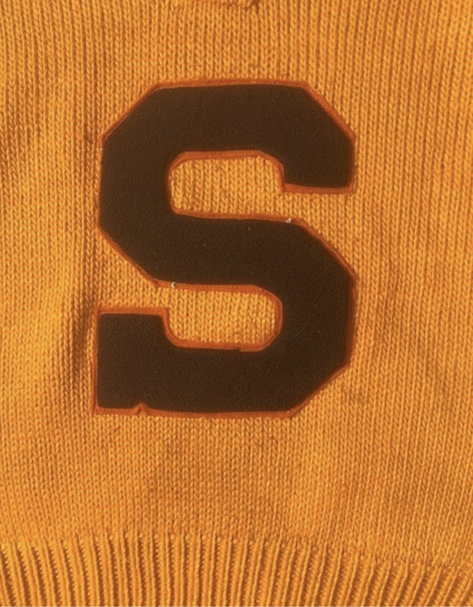 Wilson WILSON SPORTS Orange Wool Sweater Varsity 50s Size US S / EU 44-46 / 1 - 3 Thumbnail