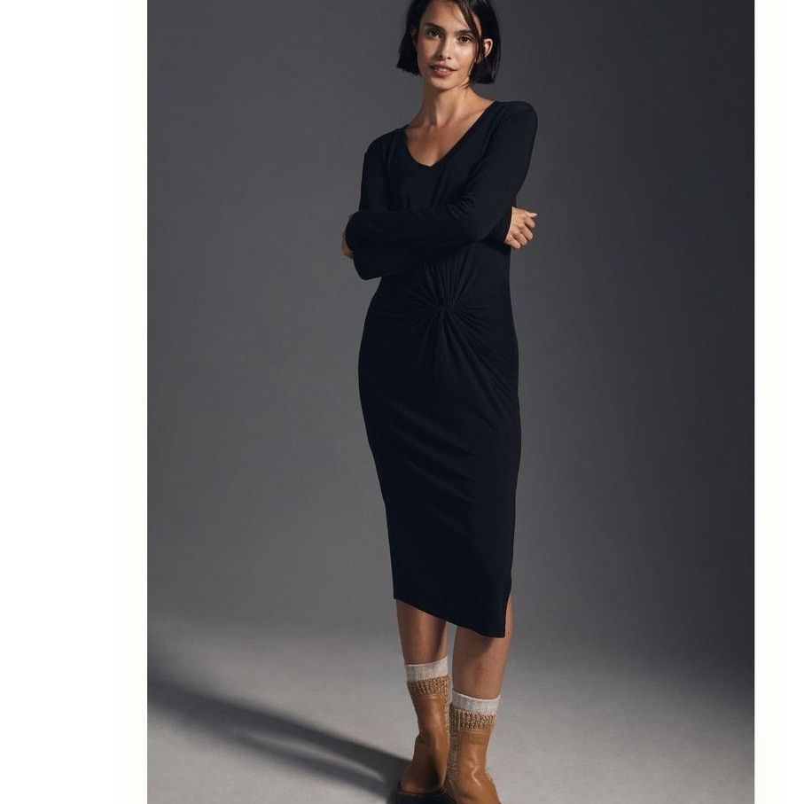 Anthropologie × Sundry New Anthropologie Sundry Knotted Slip Dress $183 MEDIUM Size M / US 6-8 / IT 42-44 - 2 Thumbnail