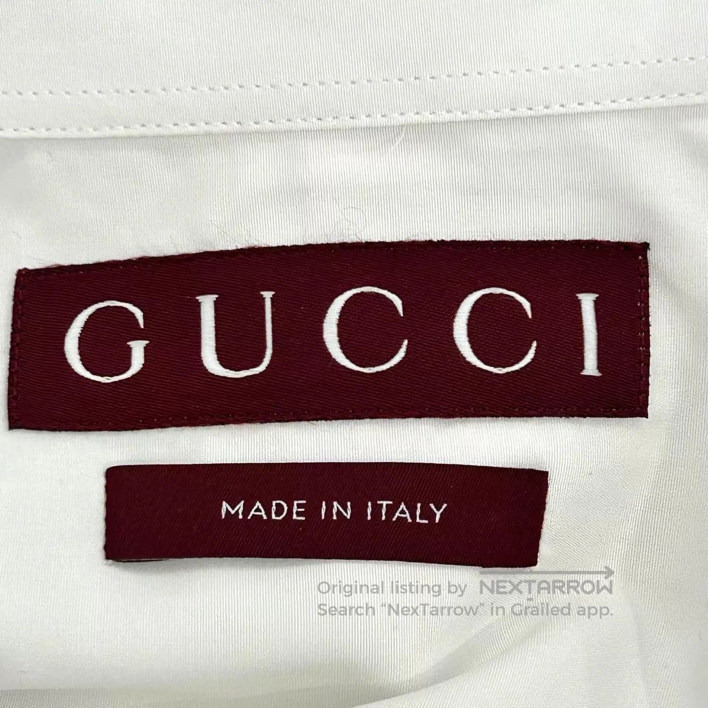 Gucci White Long Sleeve Button. Size US M / EU 48-50 / 2 - 3 Thumbnail