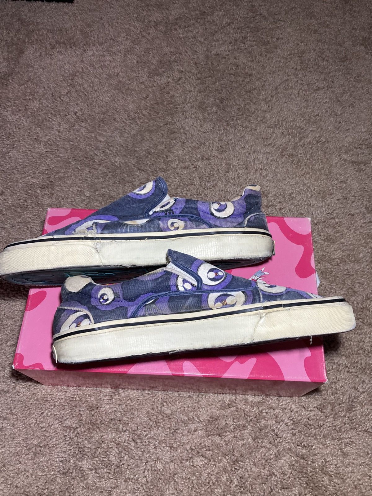 Issey Miyake SS2000 Issey Miyake Takashi Murakami Eye Slip On Vans Art 43 Size US 10 / EU 43 - 8 Thumbnail