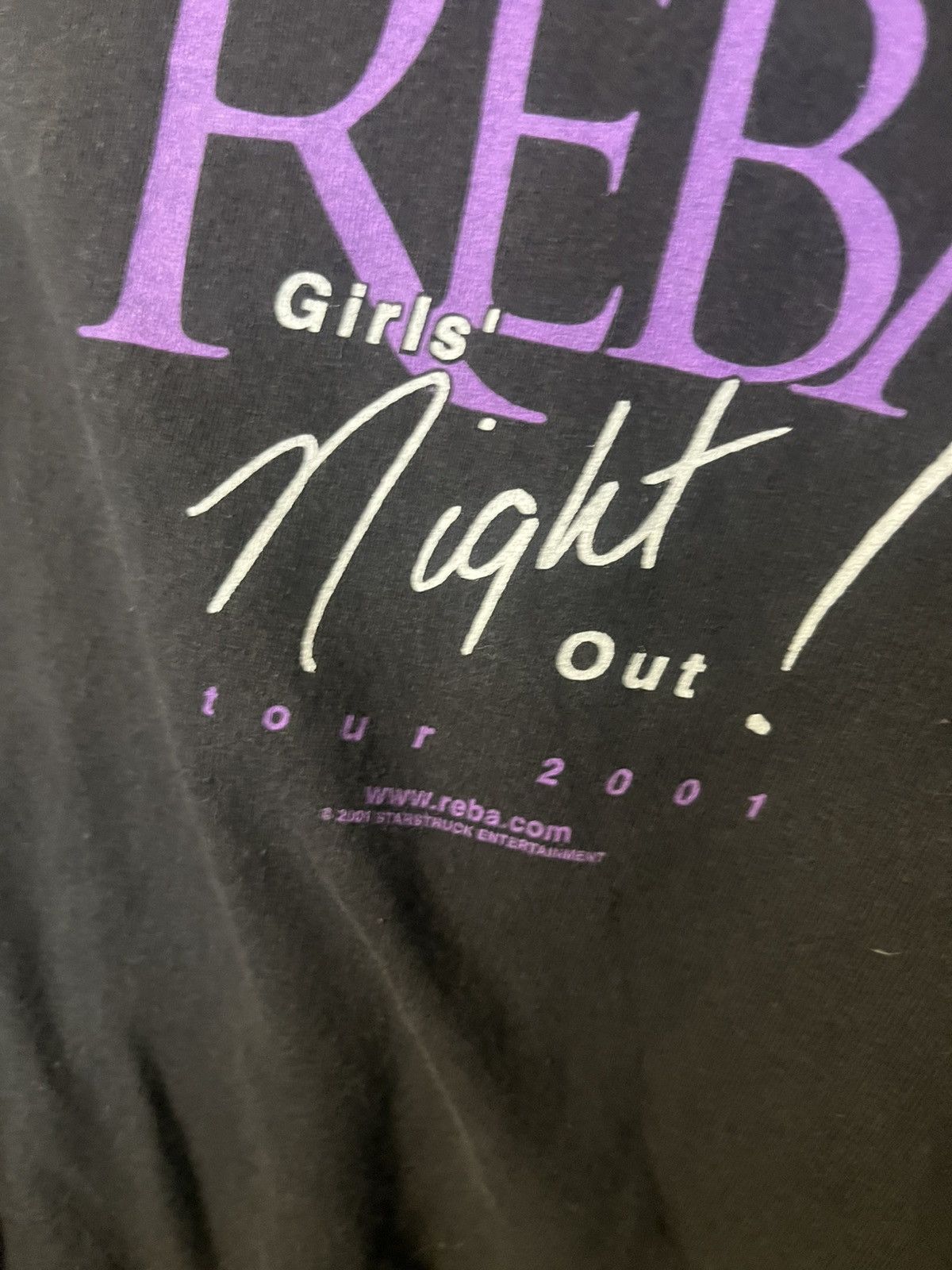 Hanes Vintage 90’ 2001 Reba Girls Night Out Tour Boxy Faded shirt Size US XXL / EU 58 / 5 - 8 Thumbnail