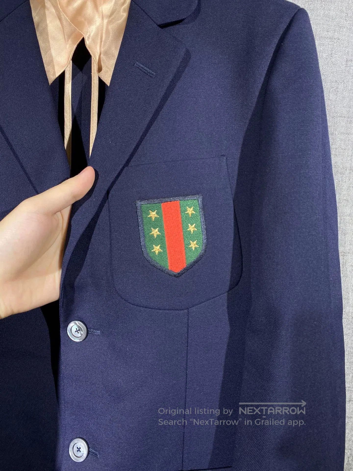 Gucci gucci tailored suit in navy blue. Size US M / EU 48-50 / 2 - 3 Thumbnail
