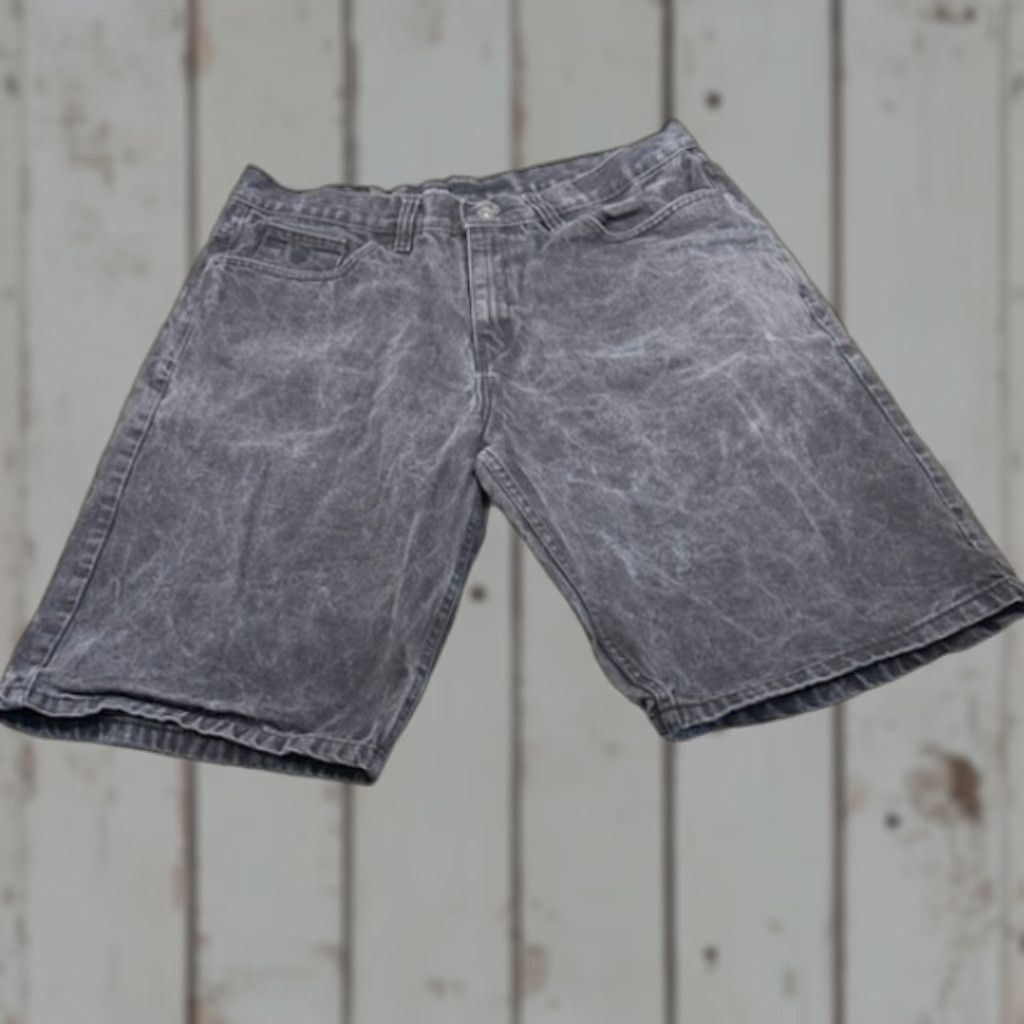 Rocawear Rocawear Jeans Shorts Men's 38x13 Black Denim Baggy Hip Hop 100% Cotton 6297 Vintage 90s Mens Size US 38 / EU 54 - 1 Thumbnail