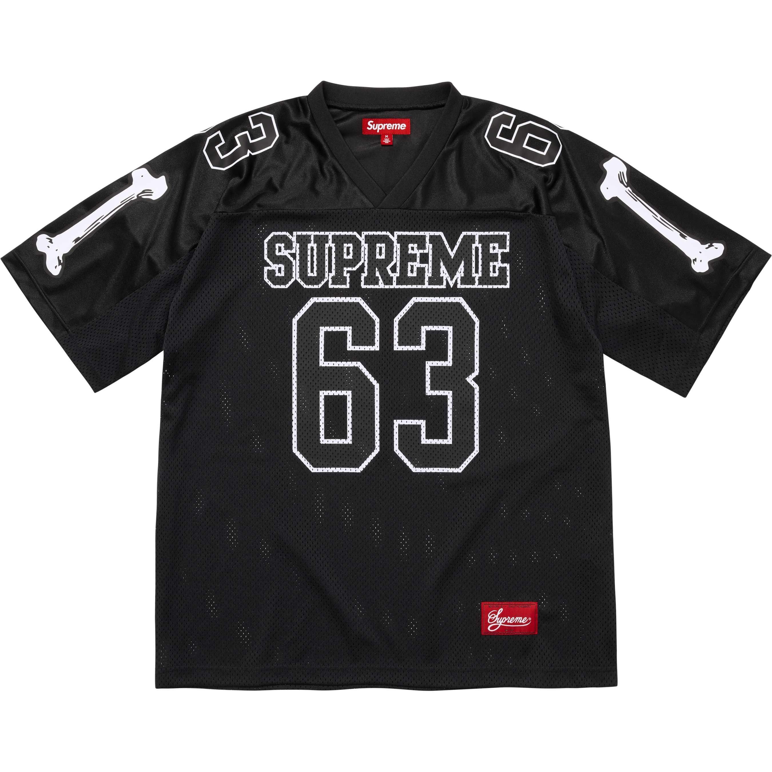Supreme Bones Football Jersey Black Large INHAND