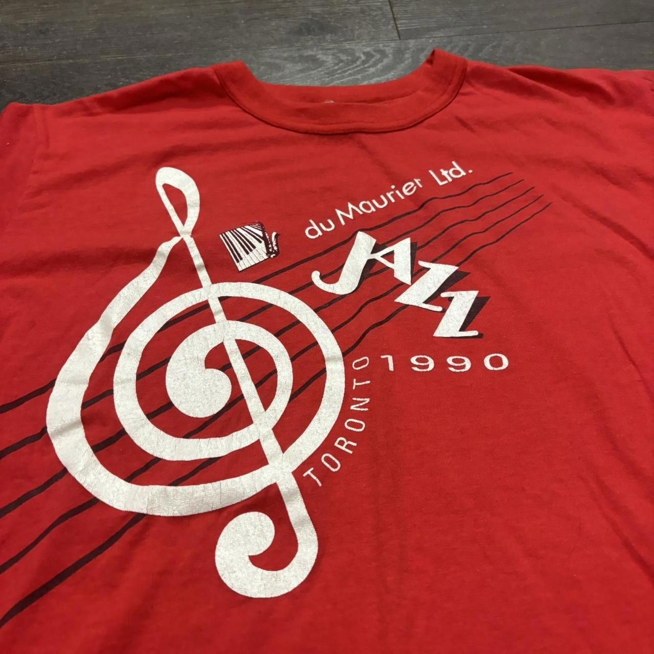 Designer Vintage du Laurier jazz Toronto t shirt 1990 L/XL Size US L / EU 52-54 / 3 - 1 Thumbnail