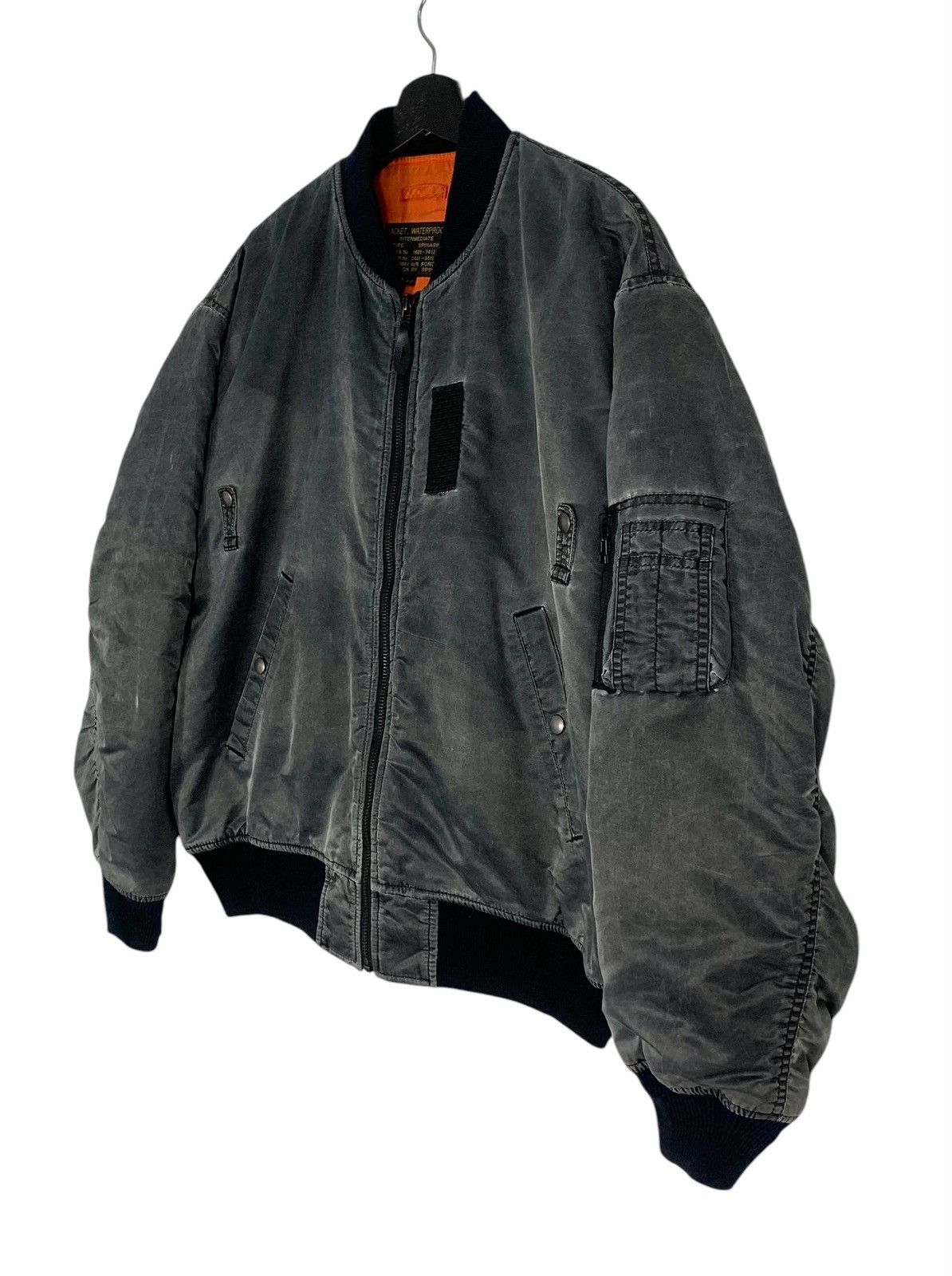 Japanese Brand SPINAH MA-1 Flight Bomber Military Pilot Streetwear Jacket Size US L / EU 52-54 / 3 - 4 Thumbnail