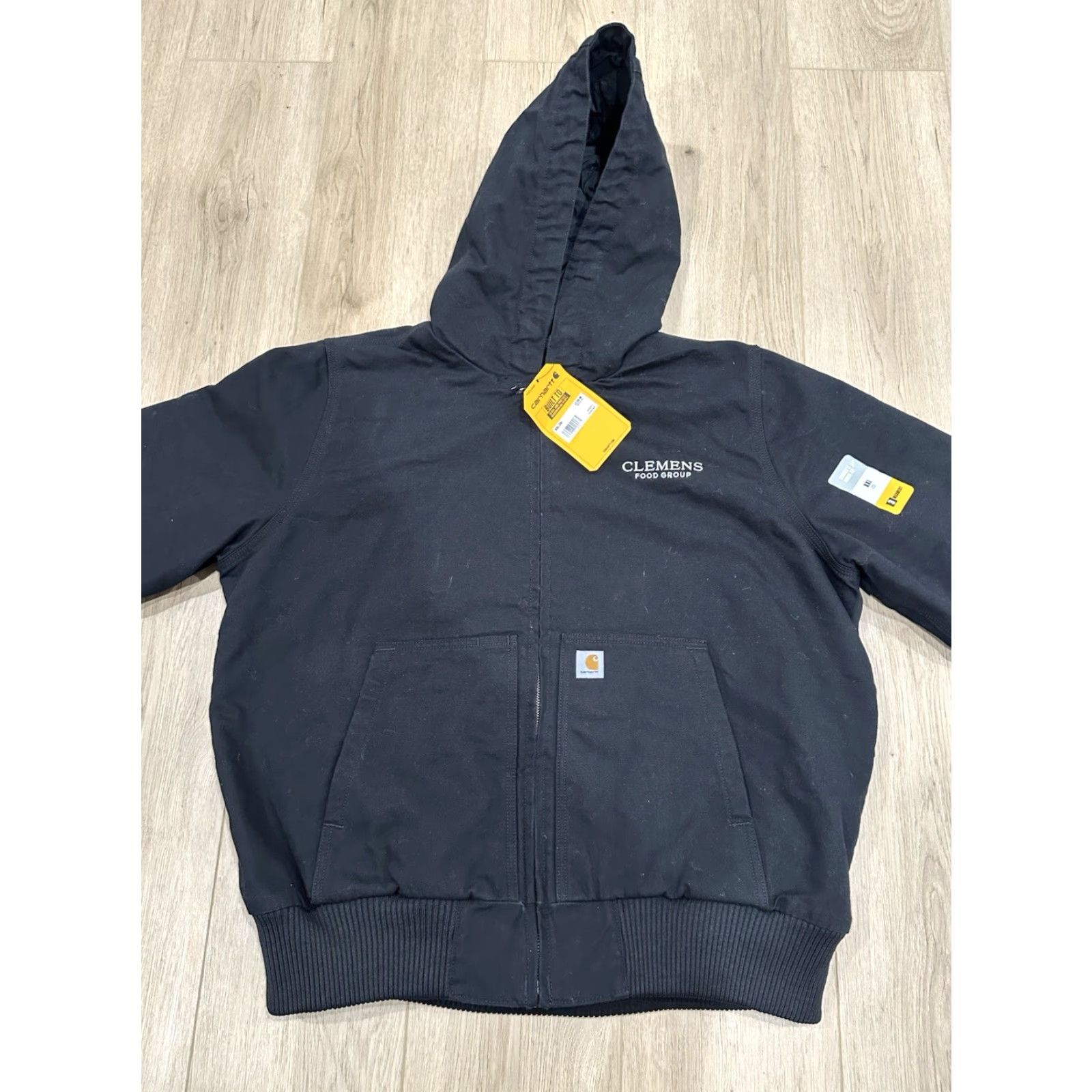 Carhartt NWT Carhartt J140-W Women’s 2XL Black Quilted Lined Hooded Jacket Size XXL / US 16-18 / IT 52-54 - 3 Thumbnail
