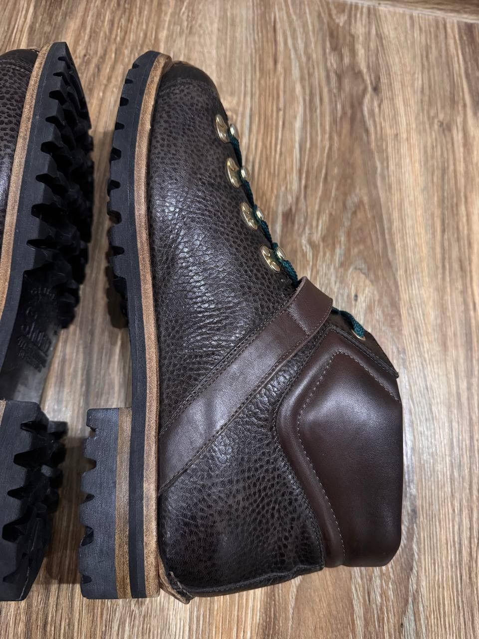 Santoni Santoni Men’s Brown Leather Hiking Boots Size 9 Size US 9 / EU 42 - 20 Thumbnail