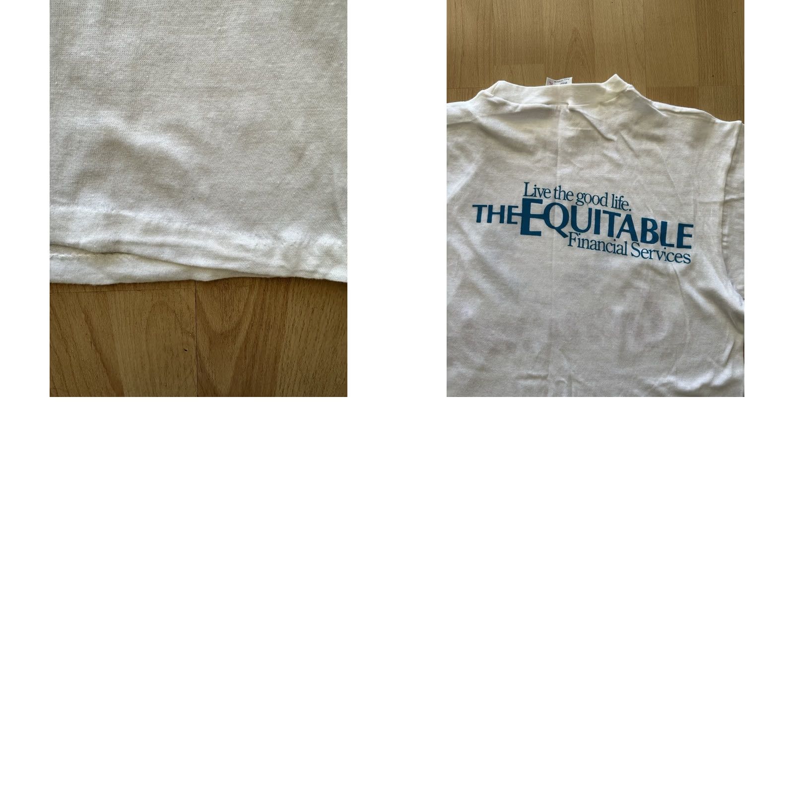 Vintage VINTAGE 80s New Jersey Generals T-Shirt XL White Single Stitch Thin Football USFL Mens Size US XL / EU 56 / 4 - 8 Thumbnail