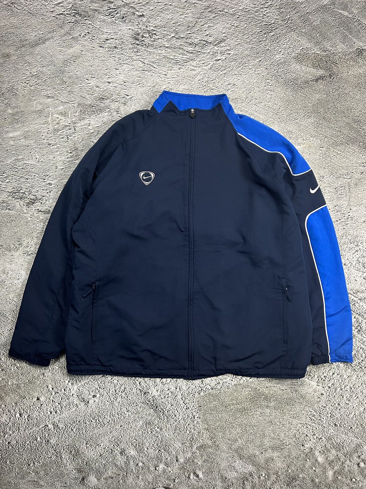 Nike × Vintage Nike track suit vintage navy pants windbreaker small logo Size US XXL / EU 58 / 5 - 2 Thumbnail