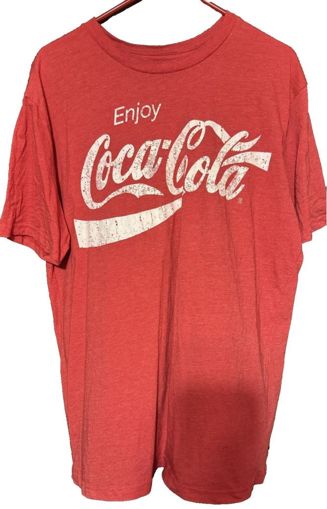 Coca Cola Coca Cola Classic Logo Men's Size XL Red T-Shirt Coke Size US XL / EU 56 / 4 - 1 Thumbnail
