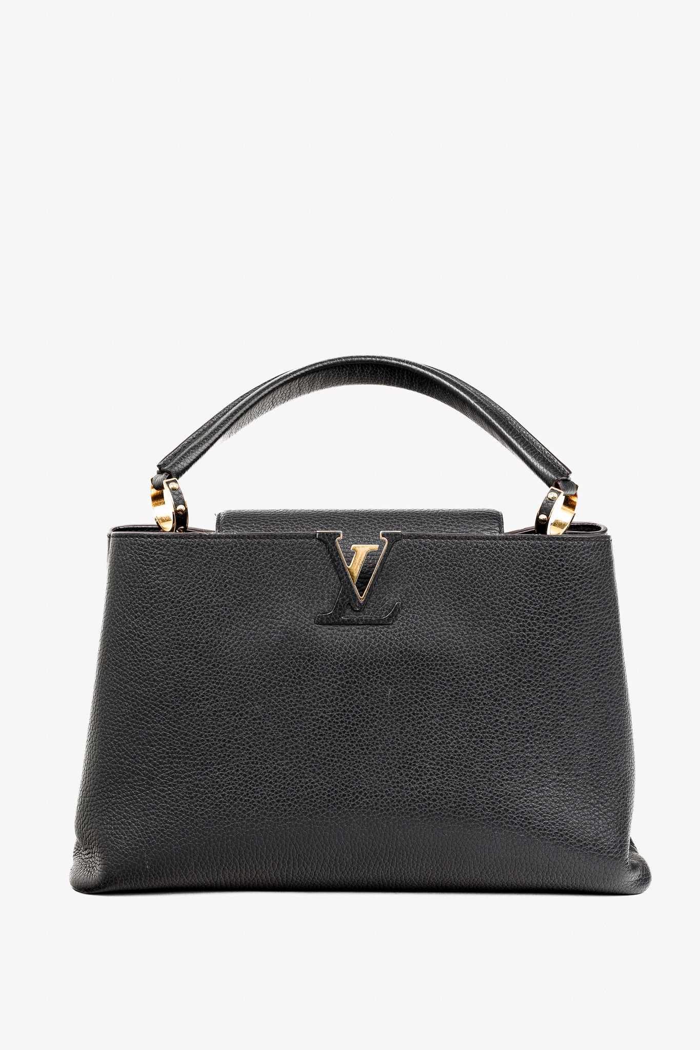 Louis Vuitton Louis Vuitton Capucines MM Taurillon Leather Satchel Size ONE SIZE - 10 Thumbnail