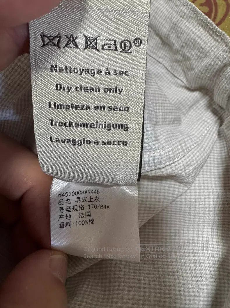 Hermes Hermes Fake Two-Piece Shirt Jacket. Hem with Drawstring Size US M / EU 48-50 / 2 - 9 Thumbnail
